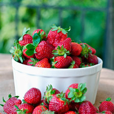 Схема вышивки «Клубника»