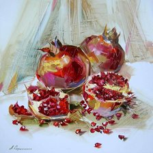 Схема вышивки «Гранаты»