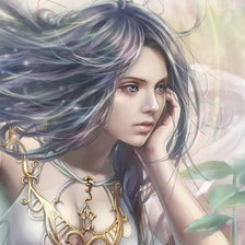 Схема вышивки «Портрет»