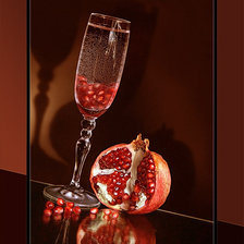 Схема вышивки «гранат»