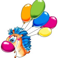 Схема вышивки «ёжик»