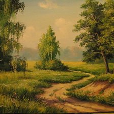 Схема вышивки «тропинка»