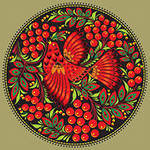 Схема вышивки «Хохлома»