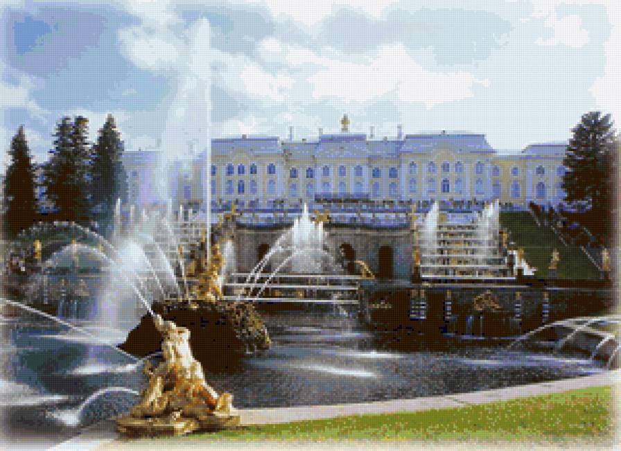 Петергоф - город, архитектура, дворец, санкт-петербург, фонтаны, петергоф - предпросмотр