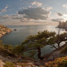 Схема вышивки «пейзаж»