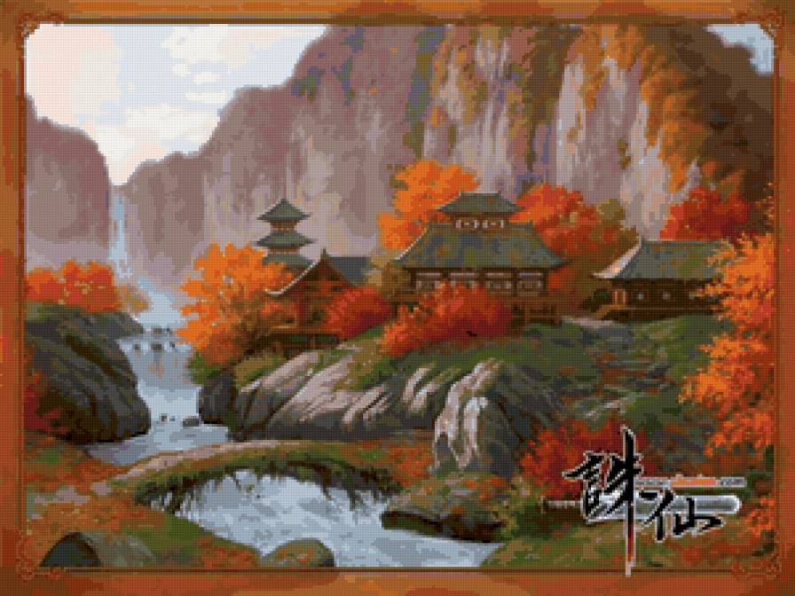 Восток - восток, пейзаж, картина, живопись - предпросмотр