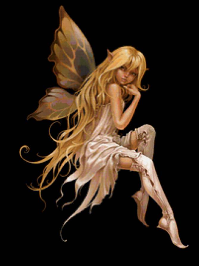 фея - эльф, крылья, девушка, ангел, фея, фентези - предпросмотр