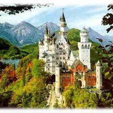 Схема вышивки «Замок»