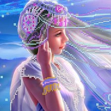 Схема вышивки «жду»