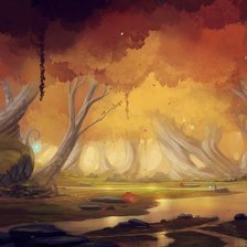 Схема вышивки «Сказочный лес»