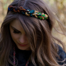 Схема вышивки «лето в волосах»