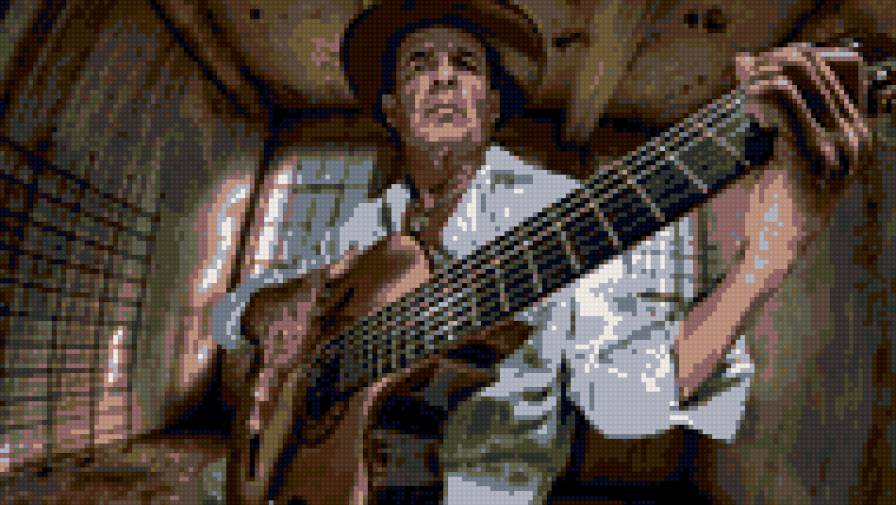 гитарист - гитарист, старик, олдскул, гитара - предпросмотр