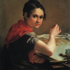 Золотошвейка В.Тропинин