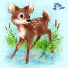 Схема вышивки «бемби»