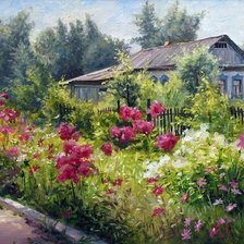 Схема вышивки «Серия "Пейзаж. Лето"»