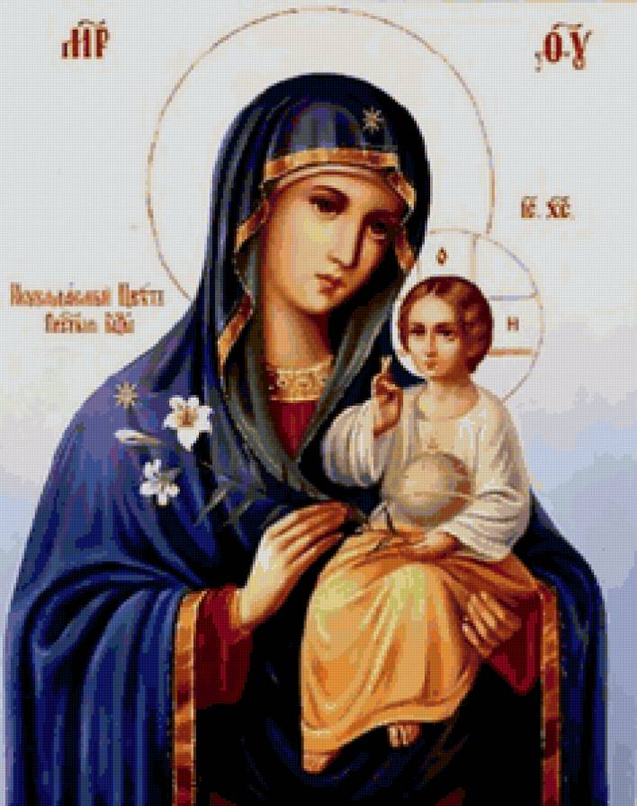 Икона "Неувядающий Цвет" 3 - икона - предпросмотр