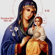 Схема вышивки «Икона "Неувядающий Цвет" 3»