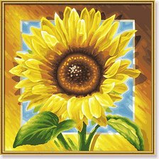 Схема вышивки «Подсолнух.»