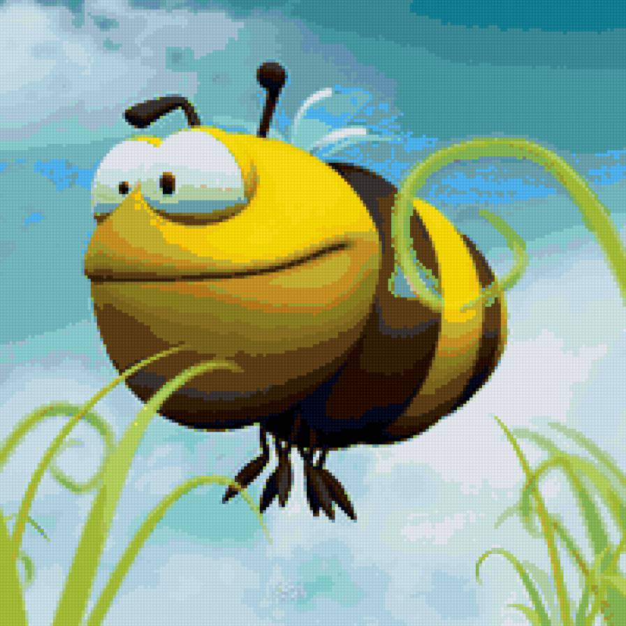 Пчелка - детские, насекомые, пчела - предпросмотр