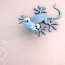 Схема вышивки «Ящерица»