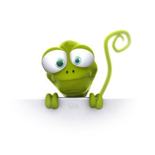 Схема вышивки «Хамелеон»