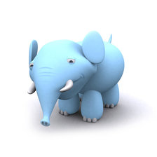 Схема вышивки «Слоник»