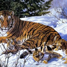 Схема вышивки «семейство»