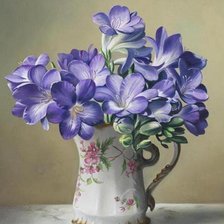 Схема вышивки «букет цветов»