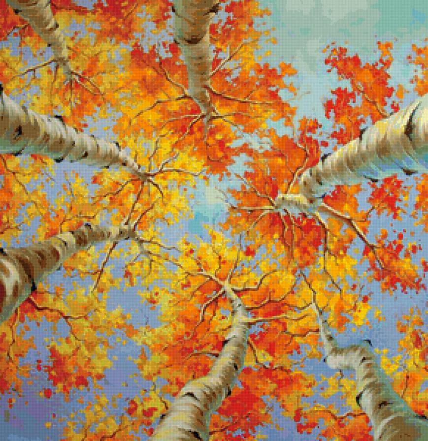 Серия "Пейзаж. Осень" - осень, пейзаж, небо - предпросмотр