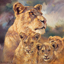 Схема вышивки «Серия "Большие кошки"»