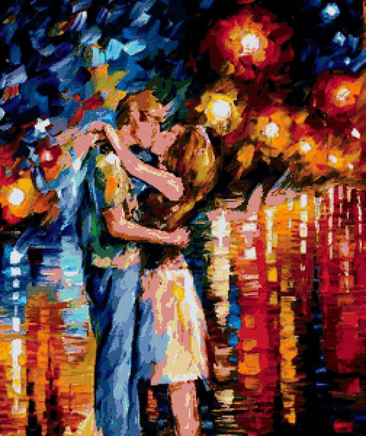 Серия "Пейзажи" - пара, пейзаж, девушка, мужчина, люди, двое, осень - предпросмотр