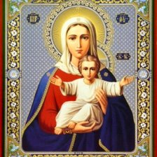 Схема вышивки «богородица леушинская»