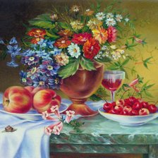 Схема вышивки «Натюрморт»