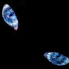 Схема вышивки «глаза»