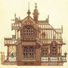 Схема вышивки «ТЕРЕМ»