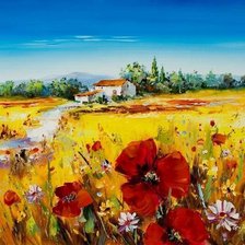 деревенский пейзаж