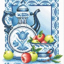 Схема вышивки «НАЛИВНЫЕ ЯБЛОЧКИ»