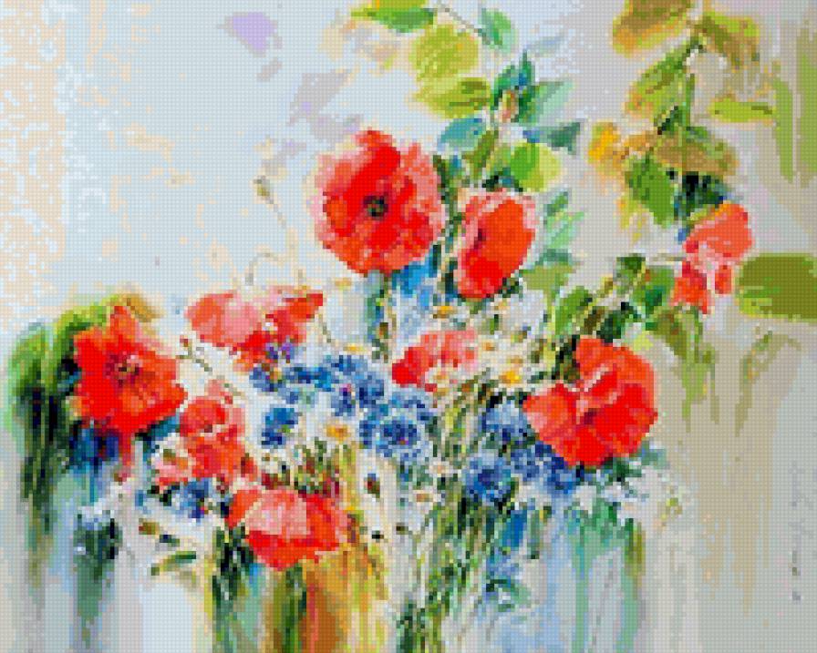 букет - полевые, цветы - предпросмотр