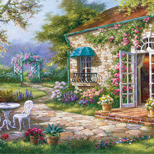 Схема вышивки «Уютный уголок»