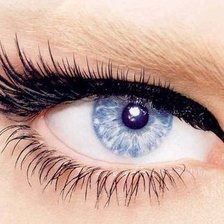 Схема вышивки «глаза»