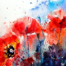 Схема вышивки «акварель»