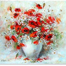 цветы в вазе