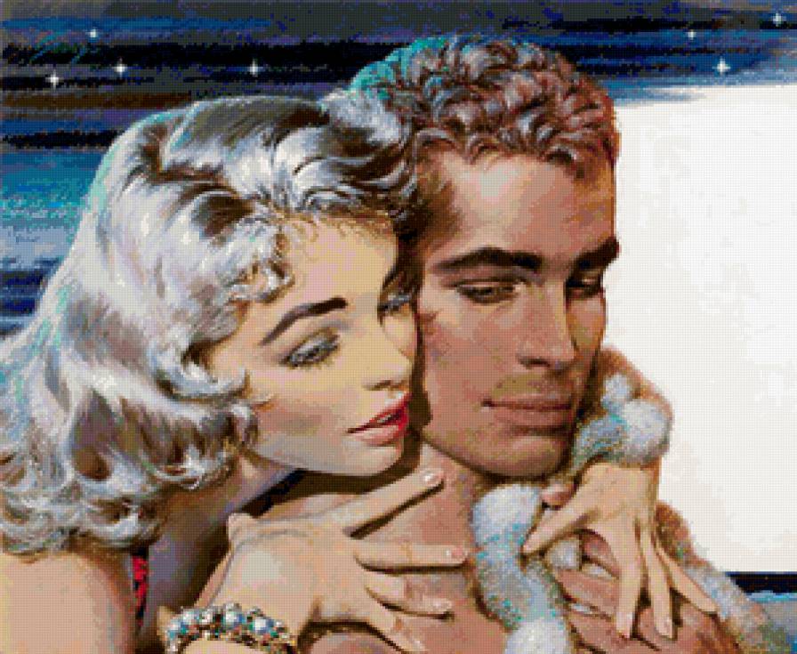 Серия "В американском стиле" - пара, мужчина, девушка, пейзаж, двое - предпросмотр