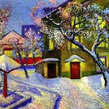 Схема вышивки «Серия "Городской пейзаж"»