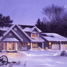 Схема вышивки «Серия "Пейзажи"»