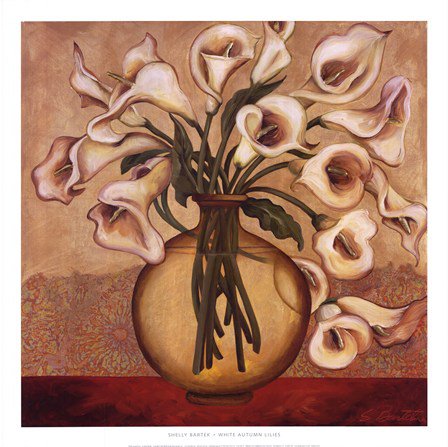 White Autumn Lilies - оригинал