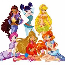 Схема вышивки «девочки винкс»