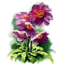 Схема вышивки «Серия "Цветы"»