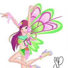 Схема вышивки «рокси винкс»