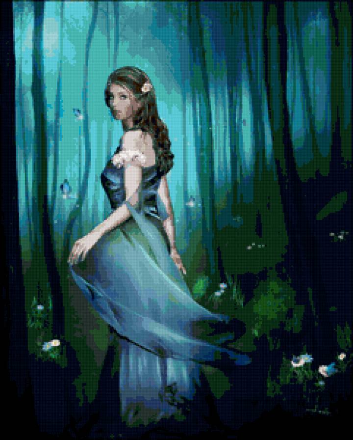 №94627 - картина, люди, искусство, живопись, девушка - предпросмотр